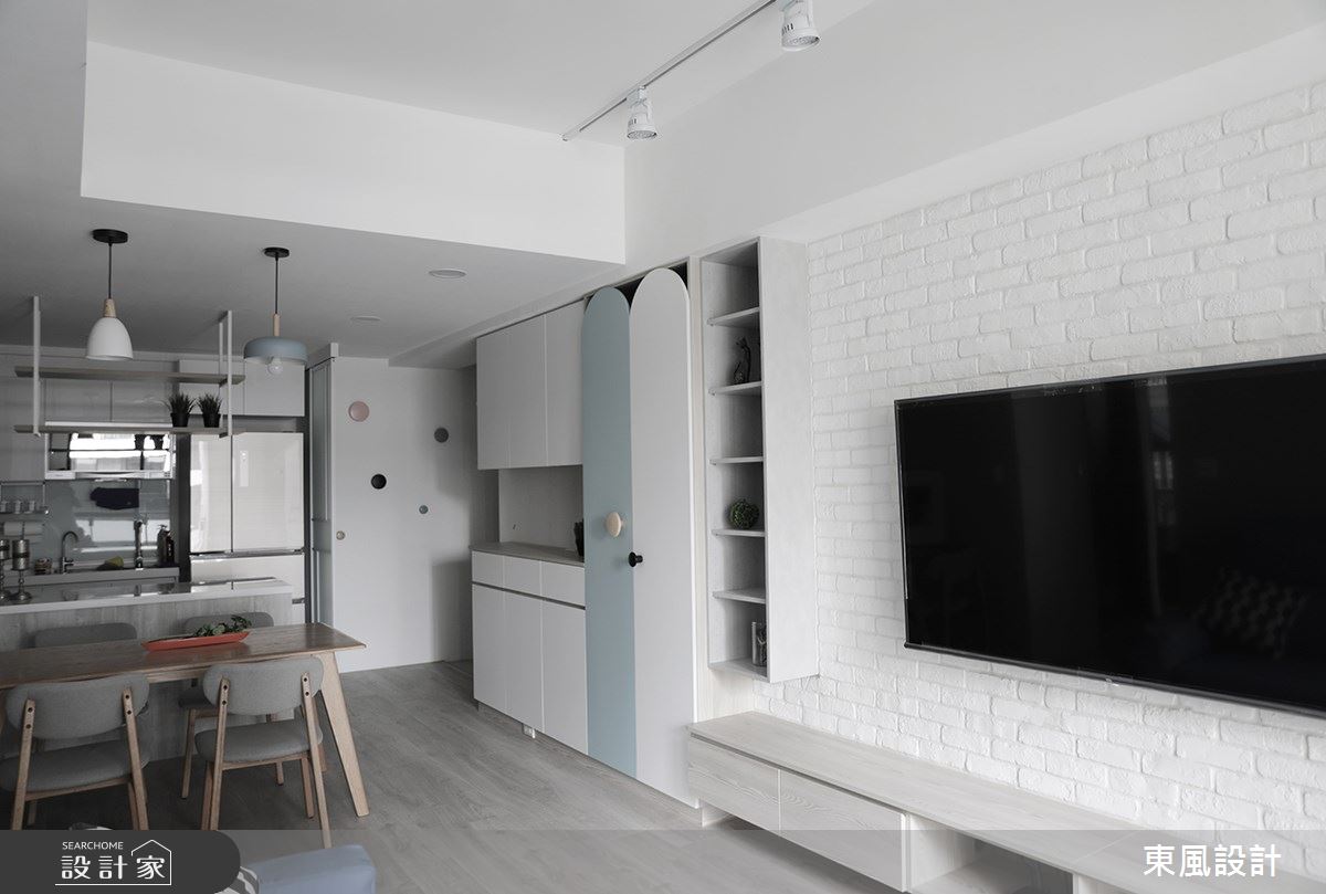 22坪新成屋(5年以下)＿北歐風客廳餐廳案例圖片＿東風室內設計＿東風_48_新竹之6