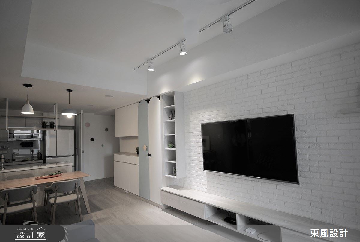 22坪新成屋(5年以下)＿北歐風客廳案例圖片＿東風室內設計＿東風_48_新竹之7