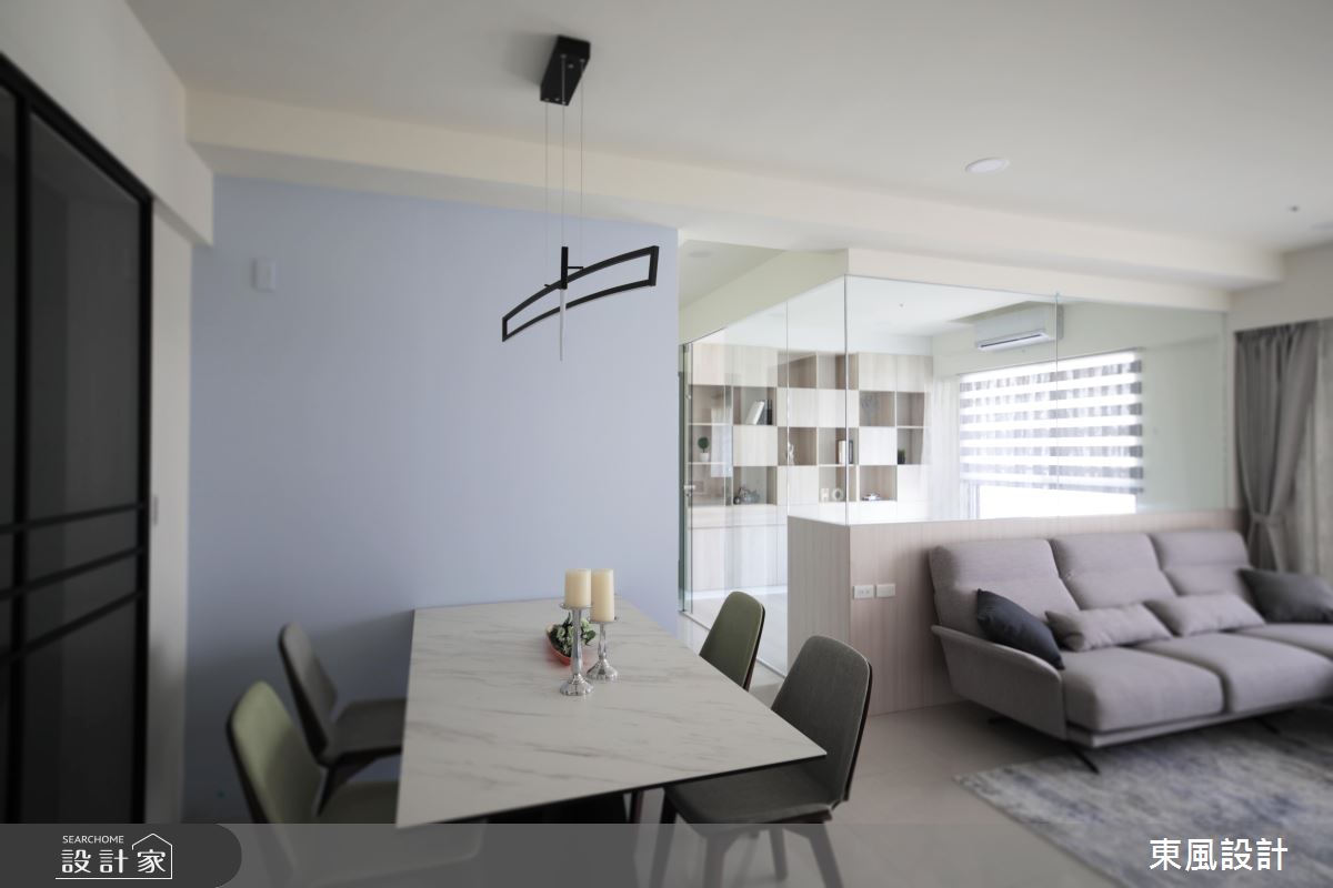 35坪新成屋(5年以下)＿北歐風客廳餐廳案例圖片＿東風室內設計＿東風_49_新竹之5