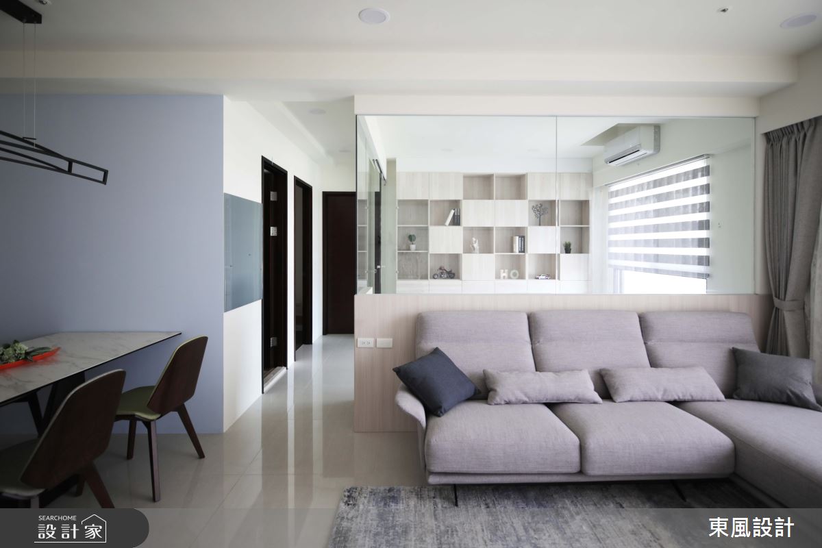 35坪新成屋(5年以下)＿北歐風客廳案例圖片＿東風室內設計＿東風_49_新竹之8