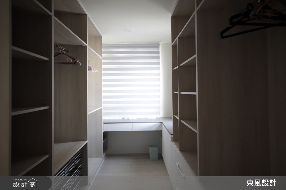 50坪新成屋(5年以下)＿北歐風更衣間案例圖片＿東風室內設計＿東風_50_新竹之14