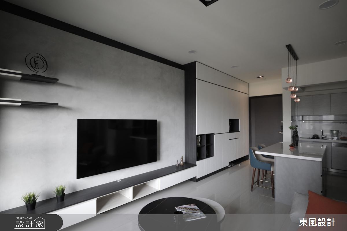 26坪新成屋(5年以下)＿現代風客廳案例圖片＿東風室內設計＿東風_51_新竹之6