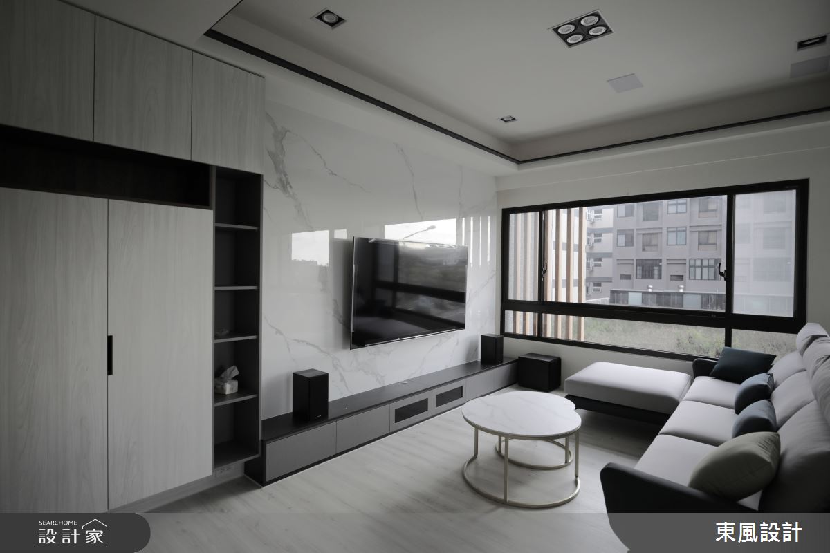 80坪新成屋(5年以下)＿現代風客廳案例圖片＿東風室內設計＿東風_52_新竹之2