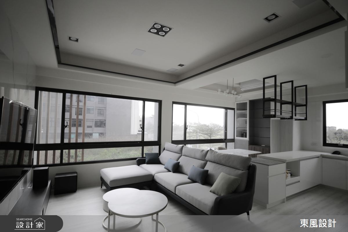80坪新成屋(5年以下)＿現代風客廳案例圖片＿東風室內設計＿東風_52_新竹之3