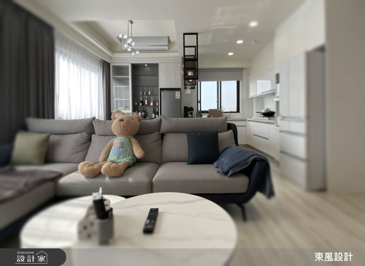 80坪新成屋(5年以下)＿現代風客廳案例圖片＿東風室內設計＿東風_52_新竹之5