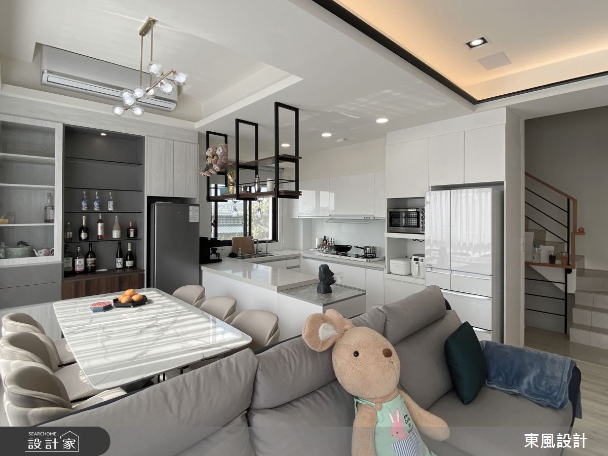 80坪新成屋(5年以下)＿現代風客廳案例圖片＿東風室內設計＿東風_52_新竹之11