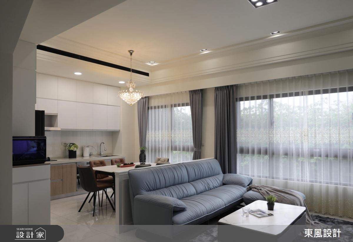 80坪新成屋(5年以下)＿新古典客廳案例圖片＿東風室內設計＿東風_53_新竹之7