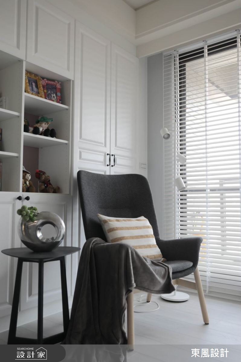 80坪新成屋(5年以下)＿美式風書房案例圖片＿東風室內設計＿東風_54_新竹之14