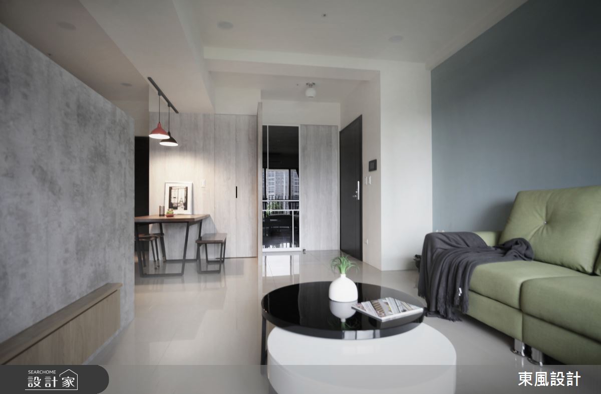 30坪新成屋(5年以下)＿混搭風客廳案例圖片＿東風室內設計＿東風_56_新竹之4