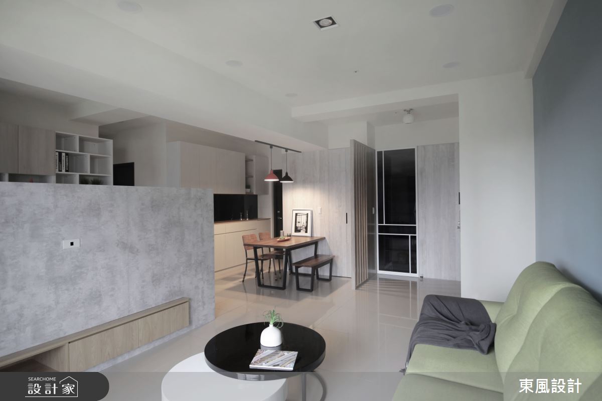 30坪新成屋(5年以下)＿混搭風客廳案例圖片＿東風室內設計＿東風_56_新竹之3