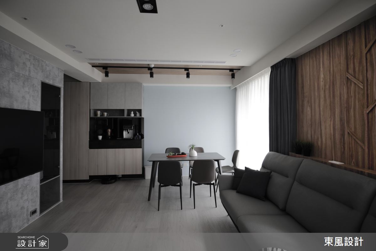 30坪新成屋(5年以下)＿現代風客廳餐廳案例圖片＿東風室內設計＿東風_58_新竹之3