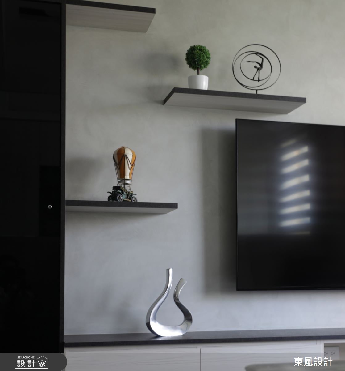 20坪新成屋(5年以下)＿現代風客廳案例圖片＿東風室內設計＿東風_59_新竹之5
