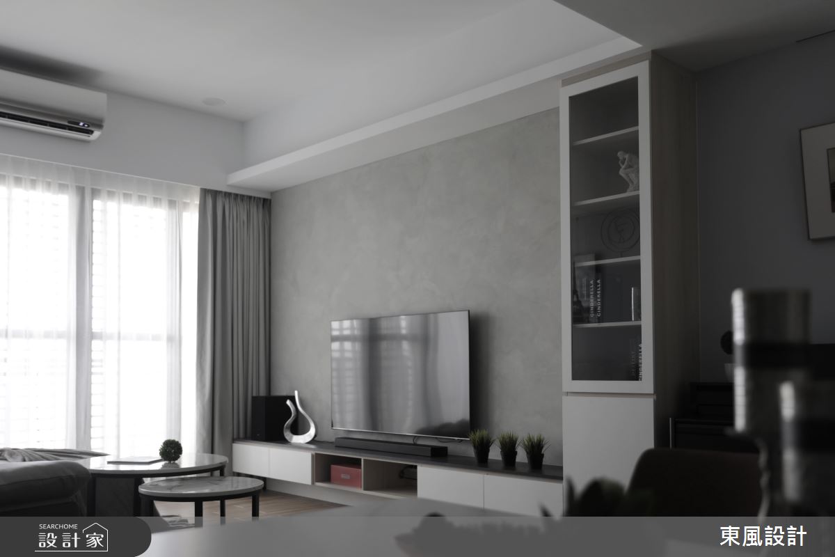30坪新成屋(5年以下)＿北歐風客廳案例圖片＿東風室內設計＿東風_60_新竹之3