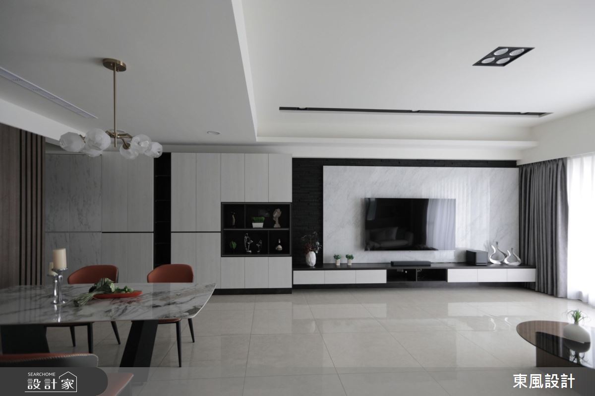 40坪新成屋(5年以下)＿現代風客廳餐廳案例圖片＿東風室內設計＿東風_62_新竹之6