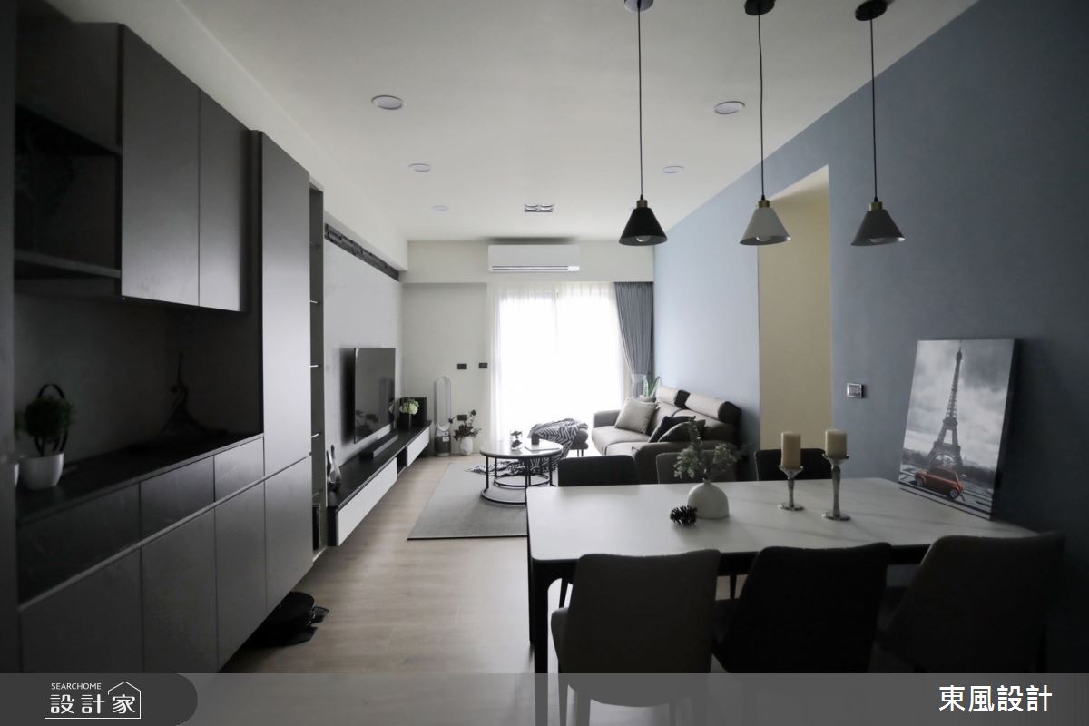 30坪新成屋(5年以下)＿現代風客廳餐廳案例圖片＿東風室內設計＿東風_63_苗栗之2