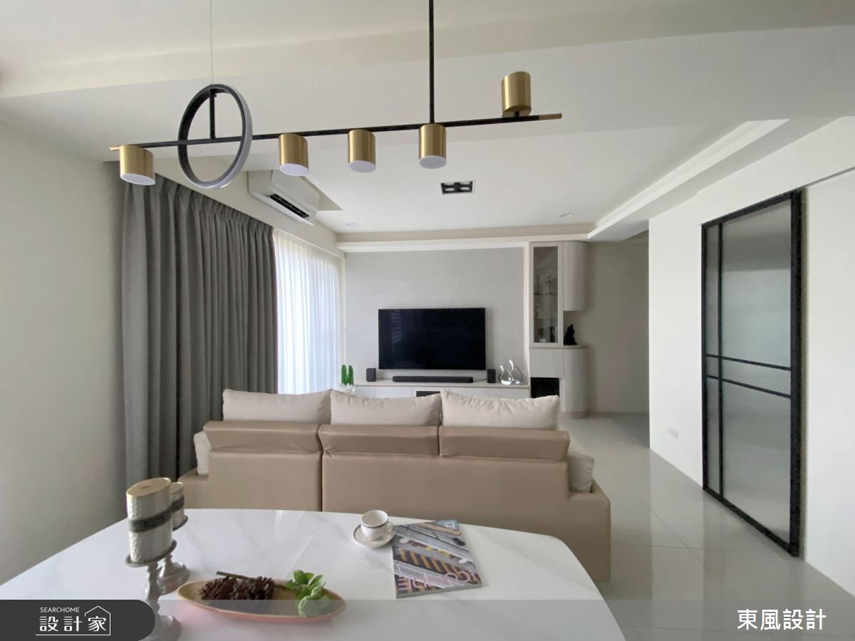 26坪新成屋(5年以下)＿現代風客廳餐廳案例圖片＿東風室內設計＿東風_64_新竹之8