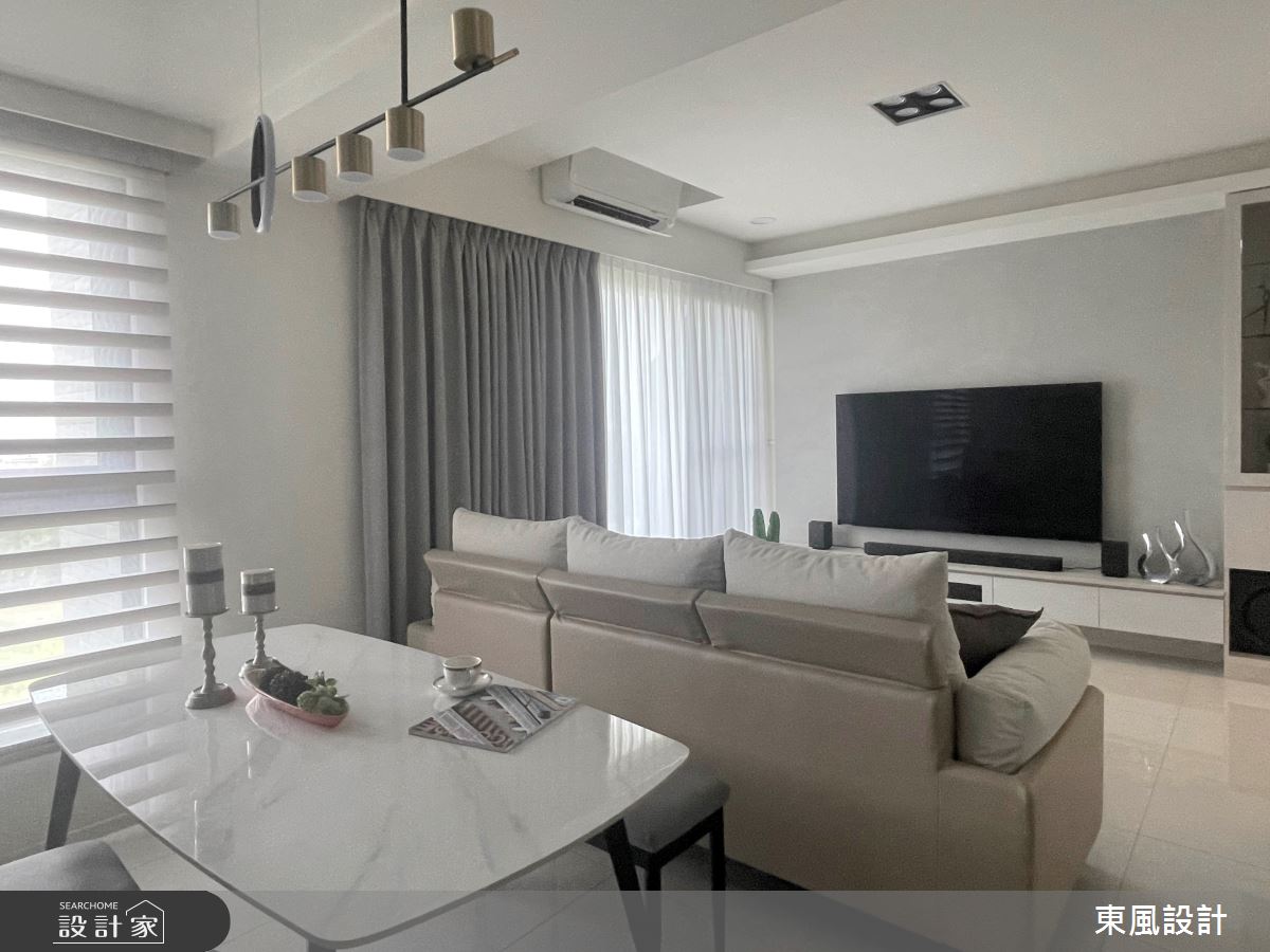 26坪新成屋(5年以下)＿現代風客廳餐廳案例圖片＿東風室內設計＿東風_64_新竹之9