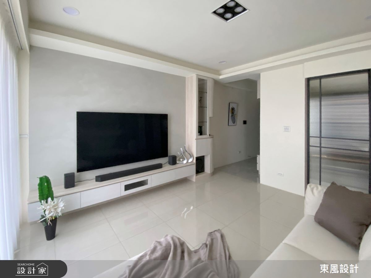 26坪新成屋(5年以下)＿現代風客廳案例圖片＿東風室內設計＿東風_64_新竹之1