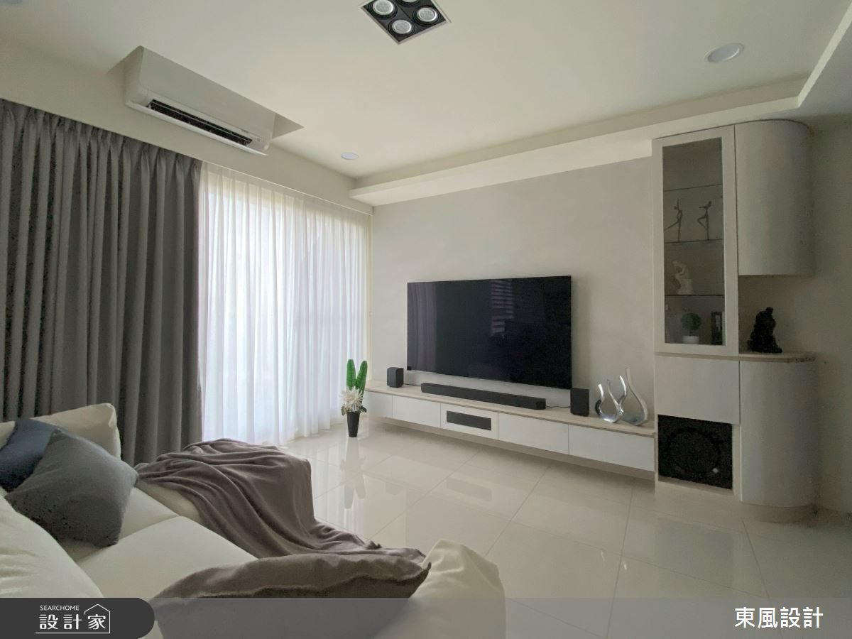 26坪新成屋(5年以下)＿現代風客廳案例圖片＿東風室內設計＿東風_64_新竹之4