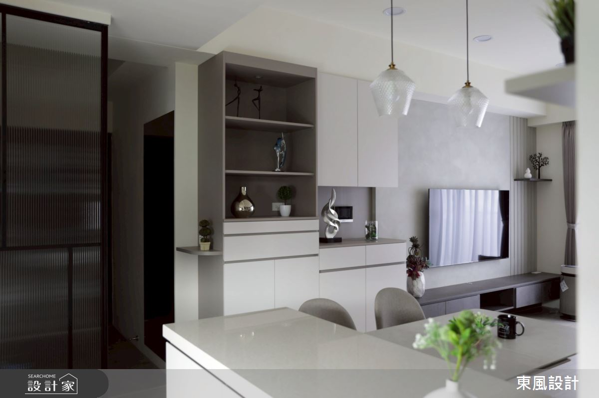 26坪新成屋(5年以下)＿現代風餐廳中島案例圖片＿東風室內設計＿東風_68_新竹之3