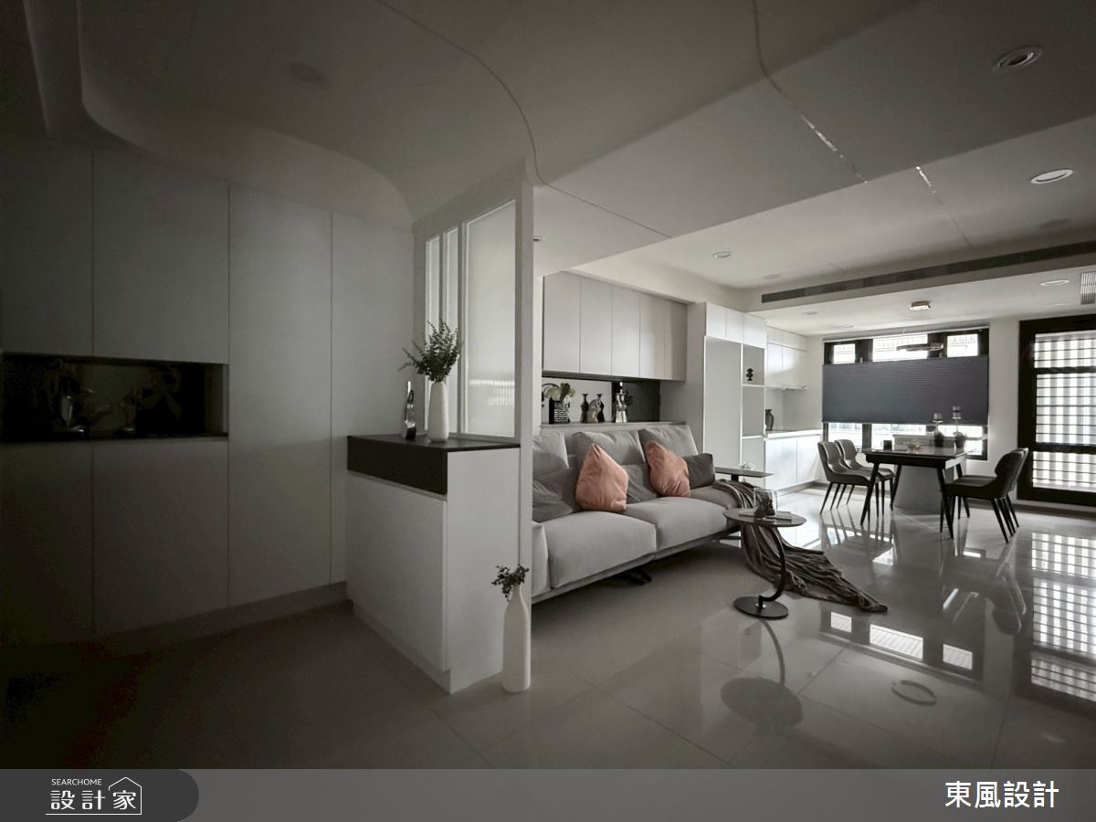28坪新成屋(5年以下)＿現代風玄關客廳餐廳案例圖片＿東風室內設計＿東風_69_新竹之96
