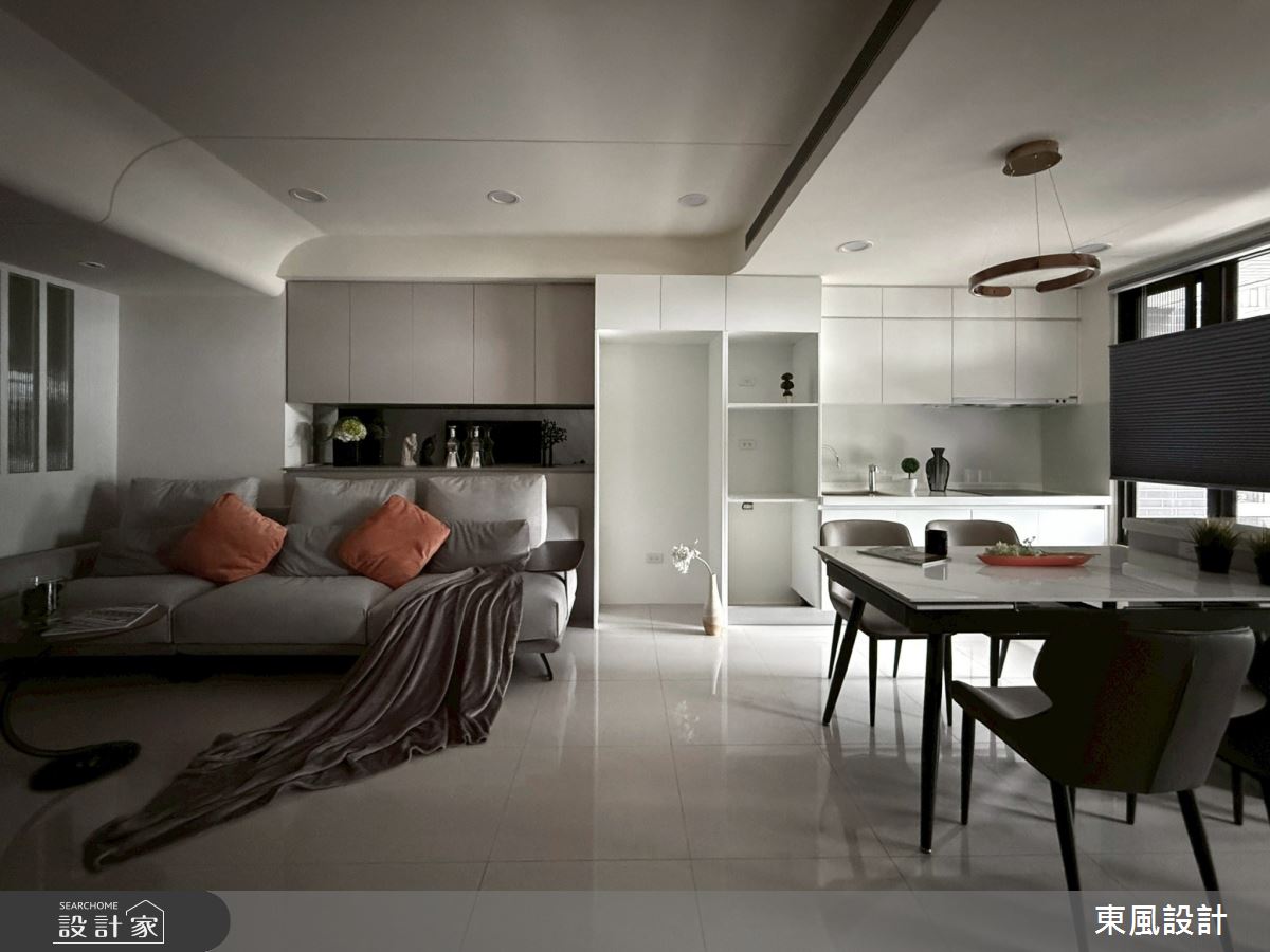 28坪新成屋(5年以下)＿現代風客廳餐廳案例圖片＿東風室內設計＿東風_69_新竹之8