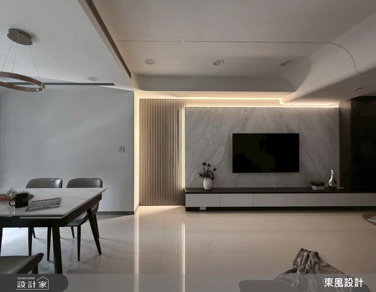 28坪新成屋(5年以下)＿現代風客廳餐廳案例圖片＿東風室內設計＿東風_69_新竹之9