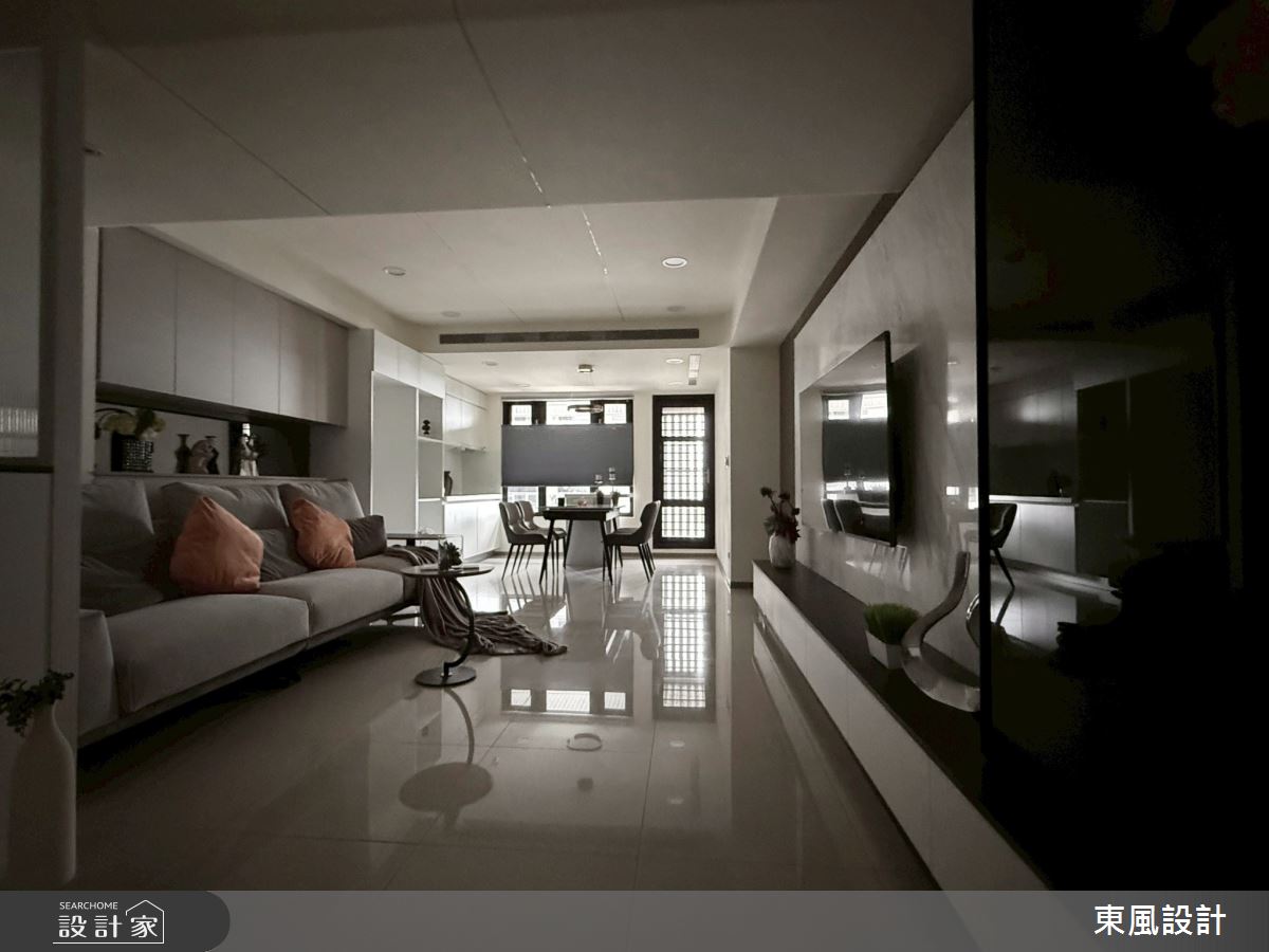 28坪新成屋(5年以下)＿現代風客廳餐廳案例圖片＿東風室內設計＿東風_69_新竹之5