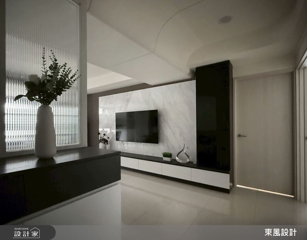 28坪新成屋(5年以下)＿現代風客廳案例圖片＿東風室內設計＿東風_69_新竹之7