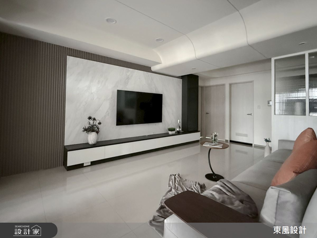 28坪新成屋(5年以下)＿現代風客廳案例圖片＿東風室內設計＿東風_69_新竹之11
