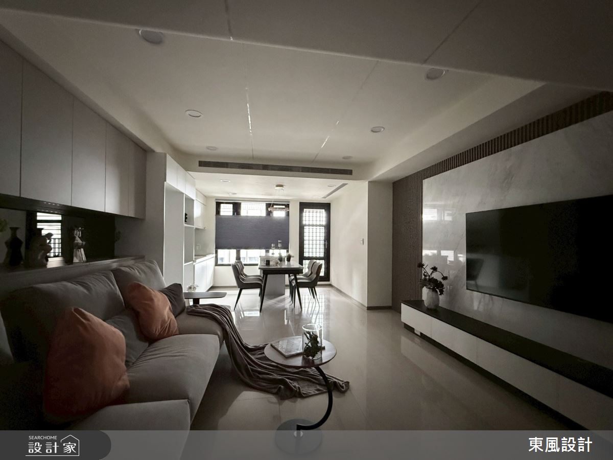 28坪新成屋(5年以下)＿現代風客廳餐廳案例圖片＿東風室內設計＿東風_69_新竹之6