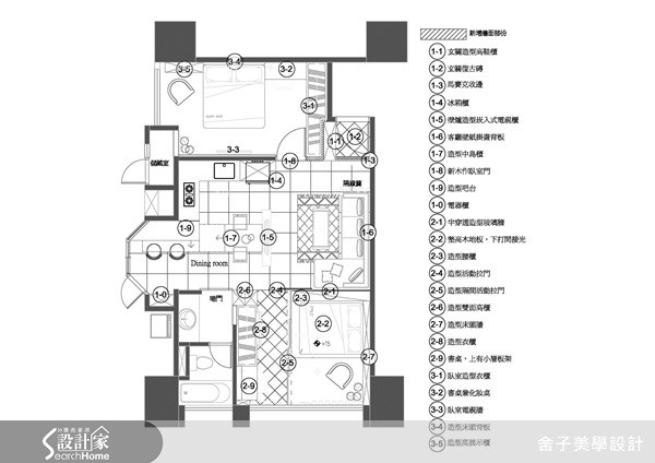 19坪新成屋(5年以下)＿混搭風案例圖片＿舍子美學設計＿舍子美學_05之14