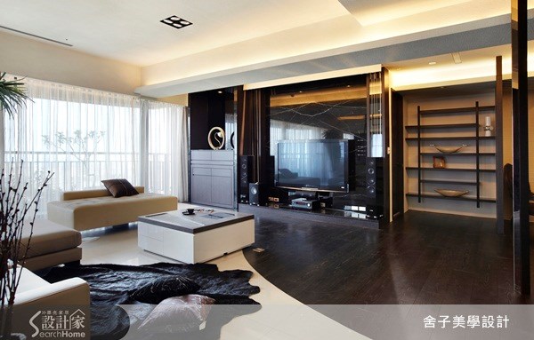 84坪新成屋(5年以下)＿現代風客廳案例圖片＿舍子美學設計＿舍子美學_14之6