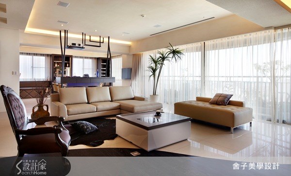 84坪新成屋(5年以下)＿現代風客廳案例圖片＿舍子美學設計＿舍子美學_14之7