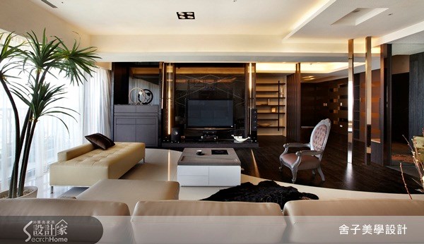 84坪新成屋(5年以下)＿現代風客廳案例圖片＿舍子美學設計＿舍子美學_14之5