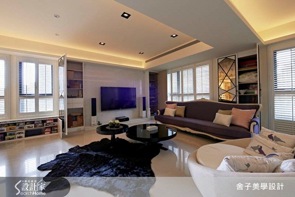 35坪新成屋(5年以下)＿混搭風客廳案例圖片＿舍子美學設計＿舍子美學_17之6