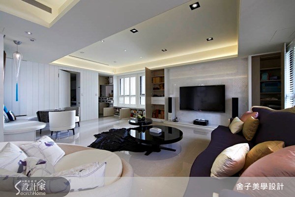 35坪新成屋(5年以下)＿混搭風客廳案例圖片＿舍子美學設計＿舍子美學_17之4