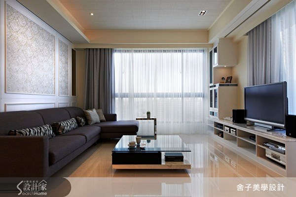 41坪新成屋(5年以下)＿美式風客廳案例圖片＿舍子美學設計＿舍子美學_20之4