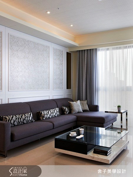 41坪新成屋(5年以下)＿美式風客廳案例圖片＿舍子美學設計＿舍子美學_20之5