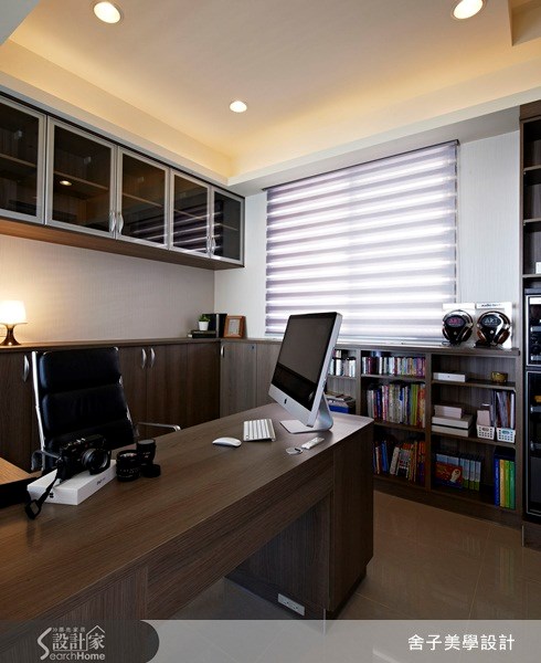 41坪新成屋(5年以下)＿美式風書房案例圖片＿舍子美學設計＿舍子美學_20之18