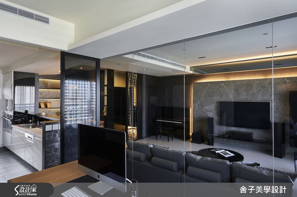 43坪新成屋(5年以下)＿現代風客廳案例圖片＿舍子美學設計＿舍子美學_31之13