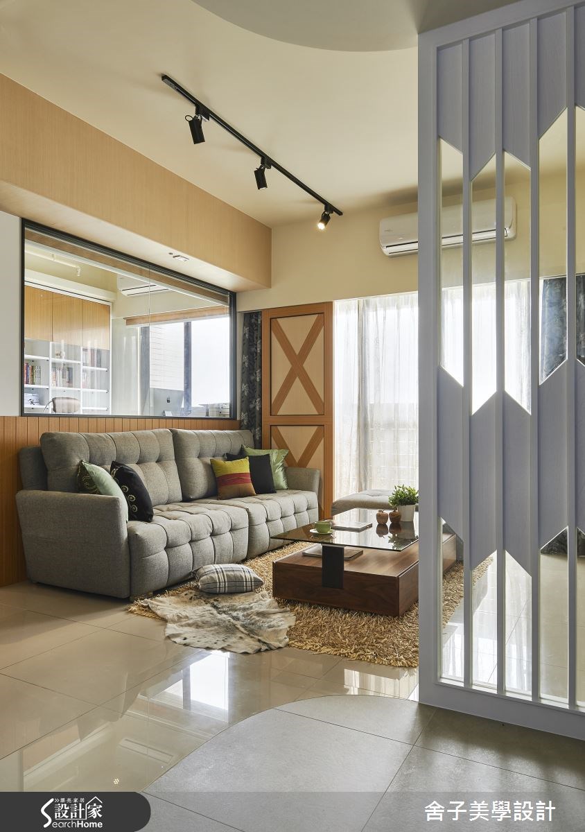 30坪新成屋(5年以下)＿休閒風客廳案例圖片＿舍子美學設計＿舍子美學_37之1