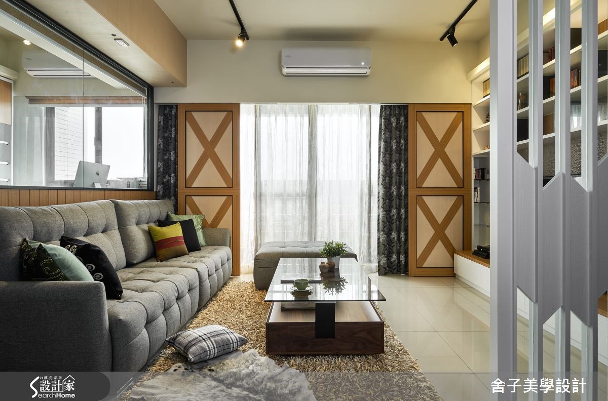 30坪新成屋(5年以下)＿休閒風客廳案例圖片＿舍子美學設計＿舍子美學_37之4