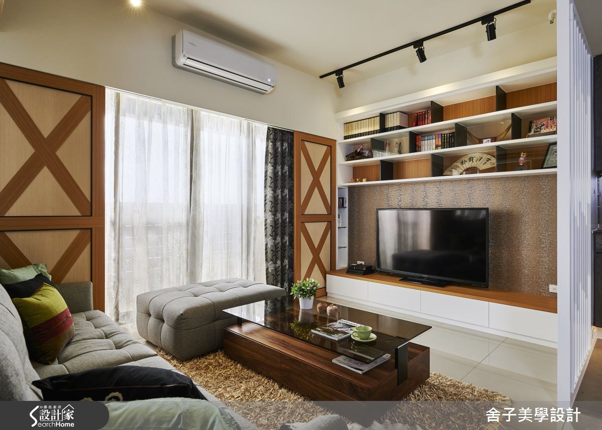 30坪新成屋(5年以下)＿休閒風客廳案例圖片＿舍子美學設計＿舍子美學_37之5