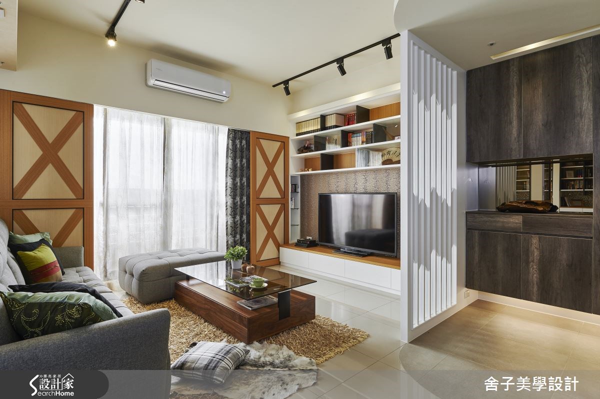 30坪新成屋(5年以下)＿休閒風客廳案例圖片＿舍子美學設計＿舍子美學_37之6