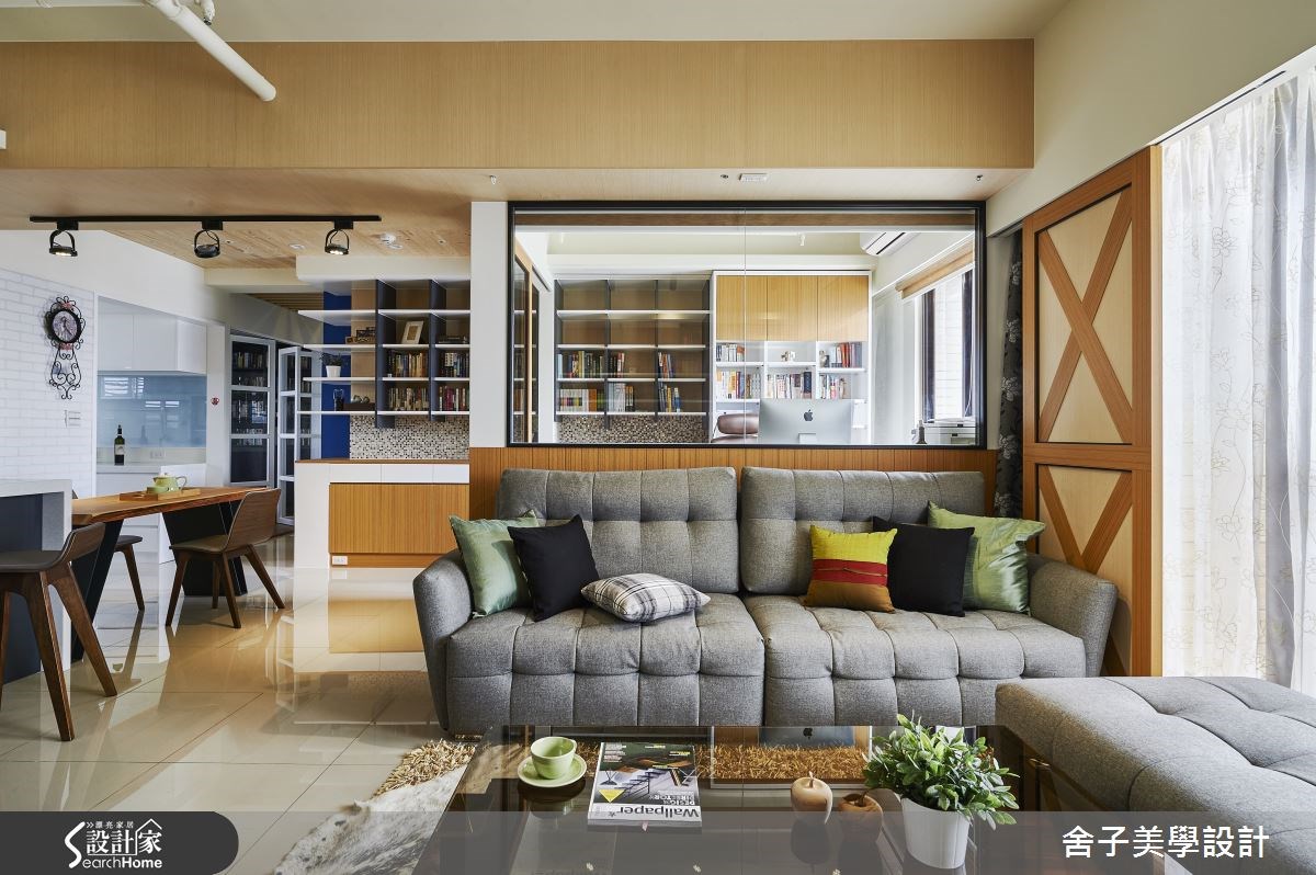 30坪新成屋(5年以下)＿休閒風客廳案例圖片＿舍子美學設計＿舍子美學_37之8