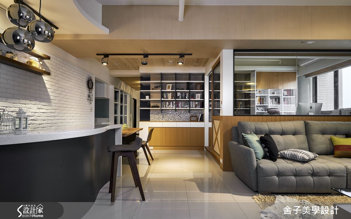 30坪新成屋(5年以下)＿休閒風客廳案例圖片＿舍子美學設計＿舍子美學_37之9