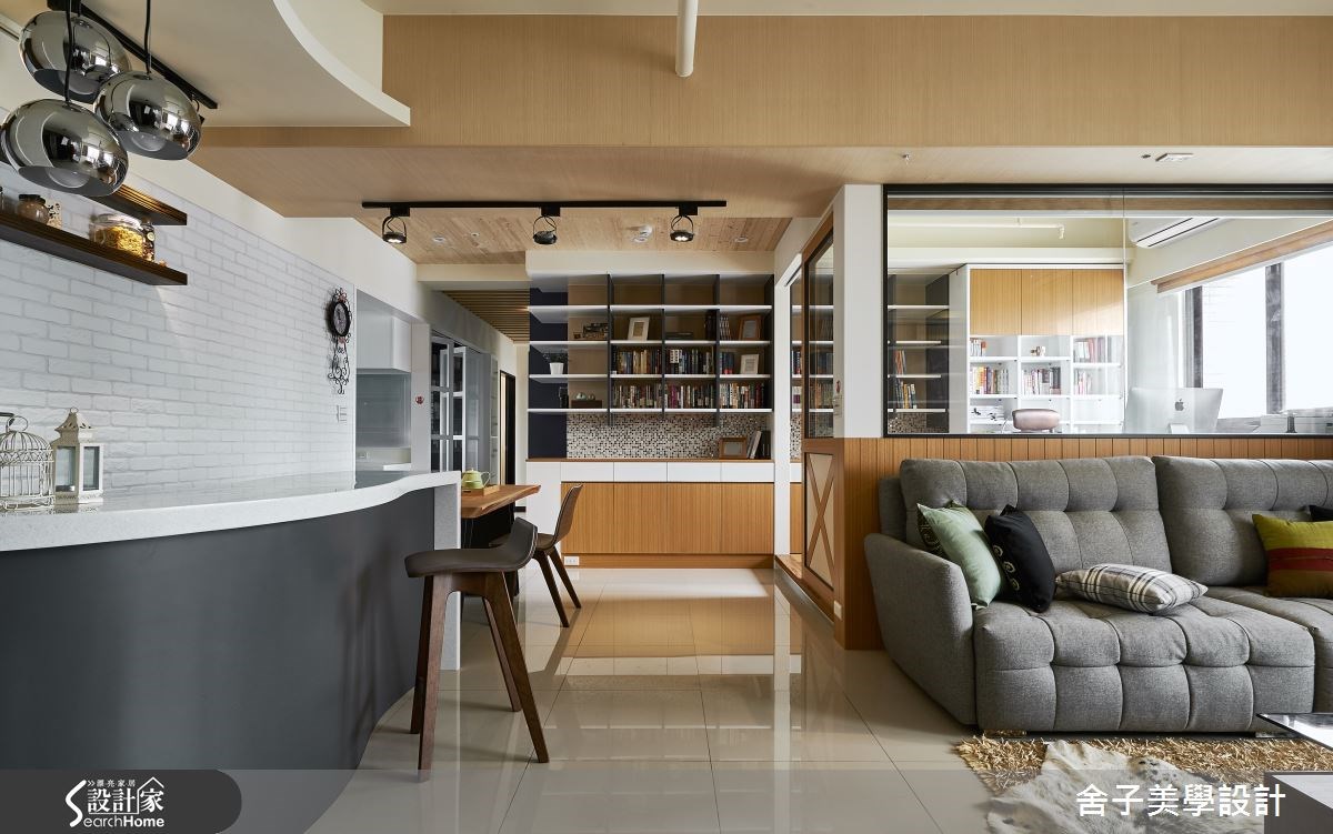 30坪新成屋(5年以下)＿休閒風客廳案例圖片＿舍子美學設計＿舍子美學_37之10