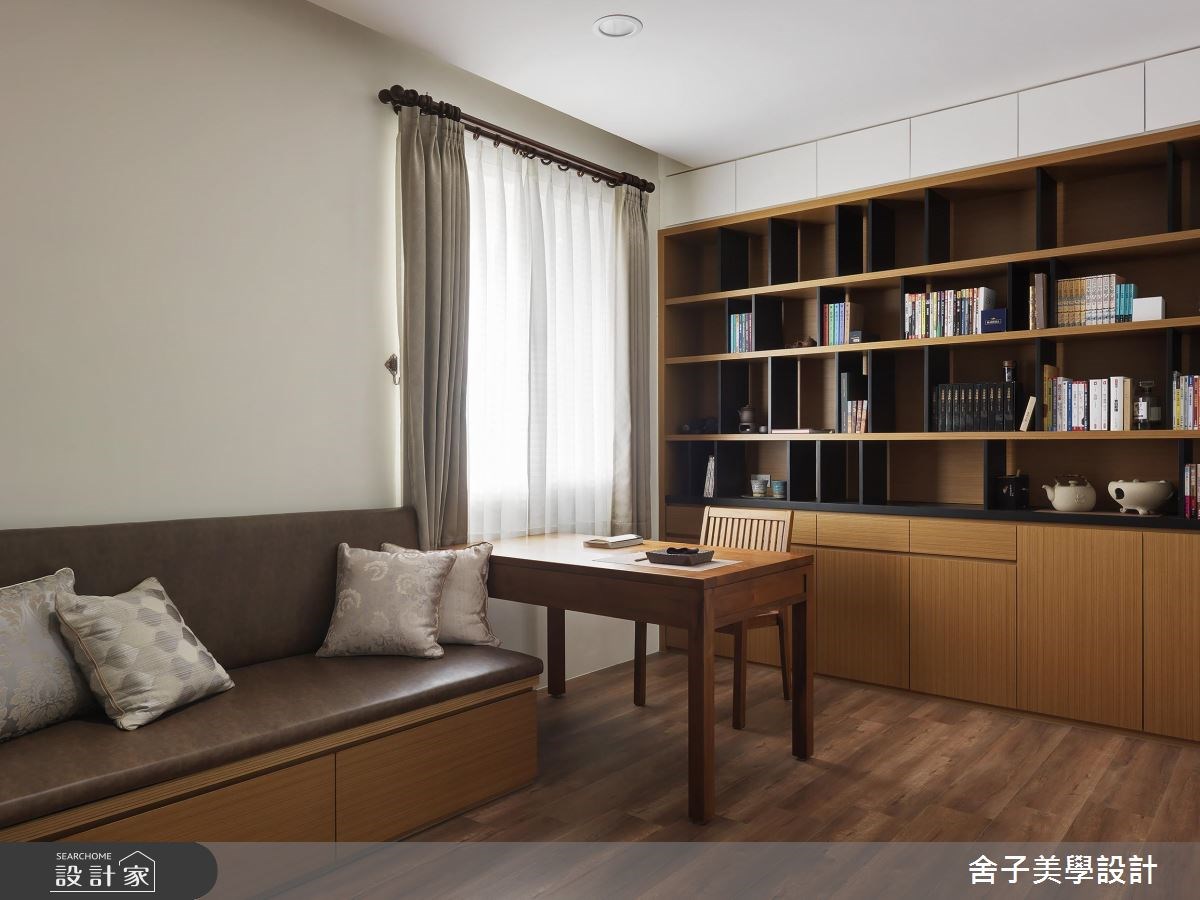 74坪老屋(16~30年)＿混搭風書房臥榻案例圖片＿舍子美學設計＿舍子美學_45之3444