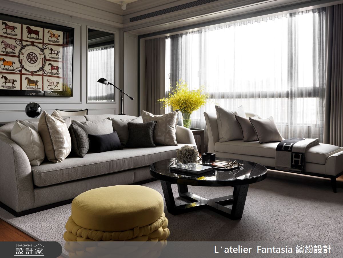 55坪新成屋(5年以下)＿新古典客廳案例圖片＿L′atelier Fantasia 繽紛設計＿繽紛_13之2